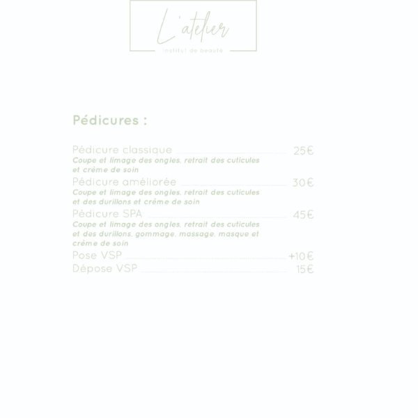 L'atelier - Institut de beauté